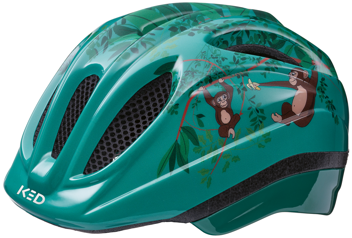 Gepackte Fietshelm Meggy II Trend S (46-51 cm) - Monkey glänzend