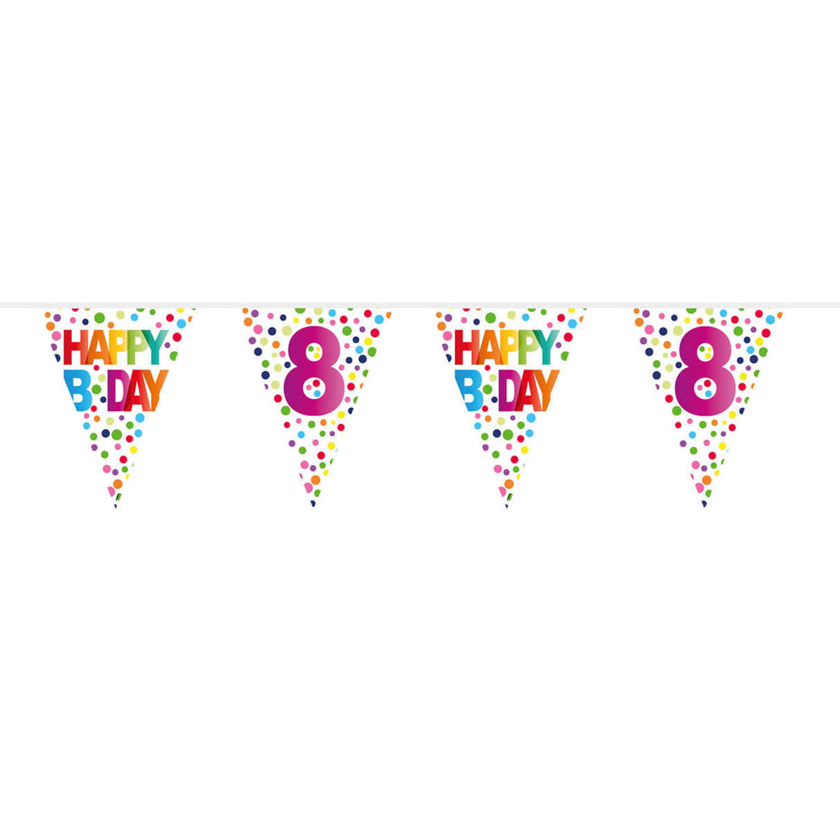 Flag Line Confetti 8 let, 10mtr.