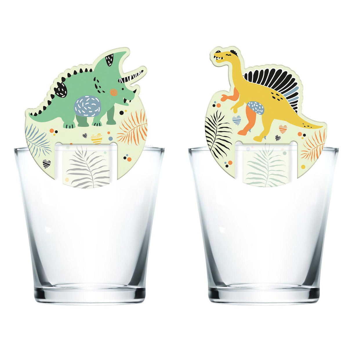 Folat bv steklena dekoracija Dino Roars, 6st.