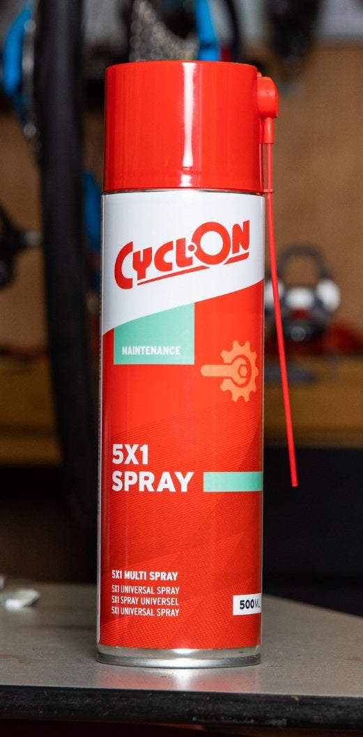 Cyclon P.T.F.E. Multi lubricant 5x1 in spray can 500ml