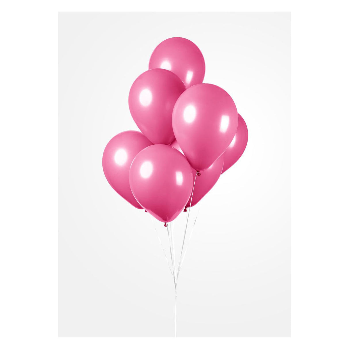 Balloons Globos Hard Pink 30 cm, 10e.