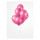 Balloons Globos Hard Pink 30 cm, 10e.
