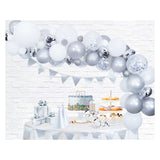 Balloons Bow Set Silver