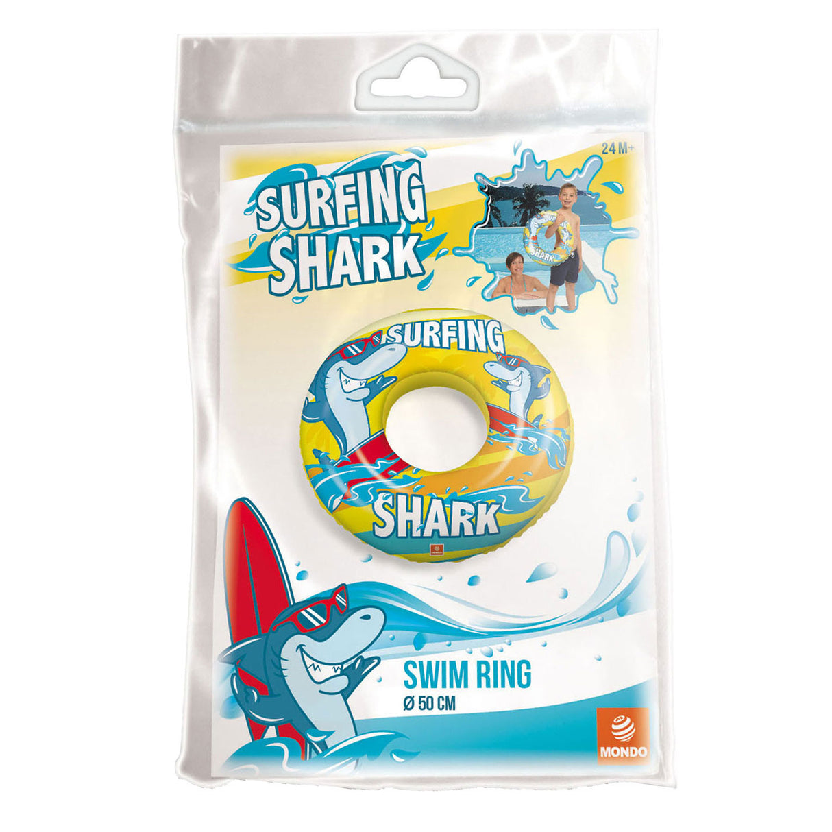 Mondo Swimming Ring Surfing Shark, 50 cm