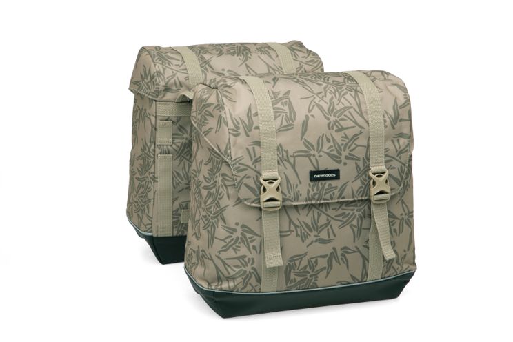 Alba Double - Dvojitá taška na kole pro elektrická kola - Beige - 42L