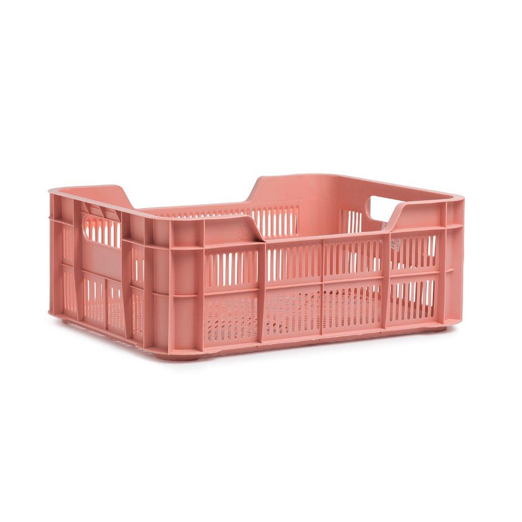 Urbanproof bicycle crate Helsinki plastic 11l 40x30x15 cm warm pink