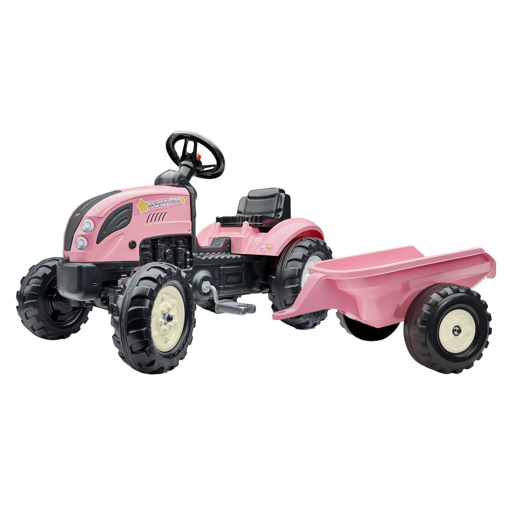 Farmář Falk Falk Falk Tractor Set Pink 2+
