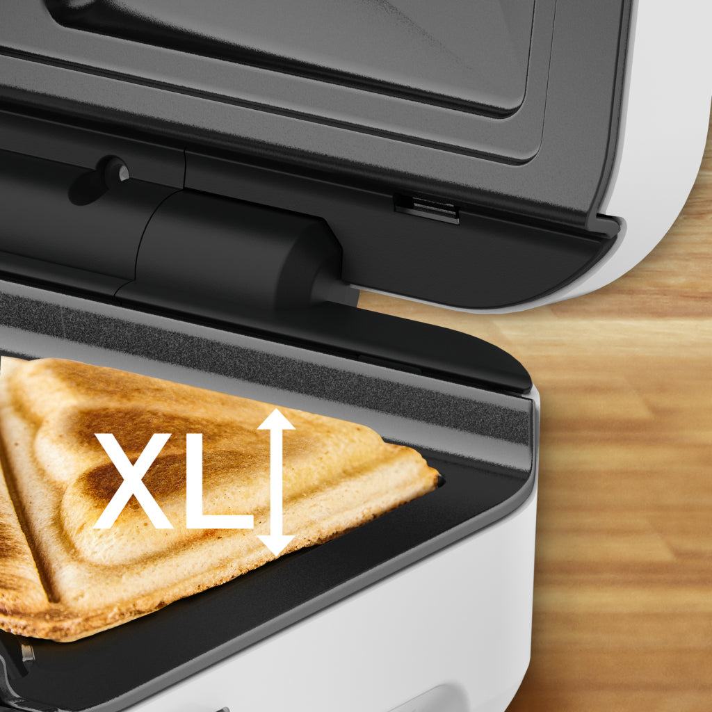 Tefal sw7011 snack xl sandwichmaker argento bianco