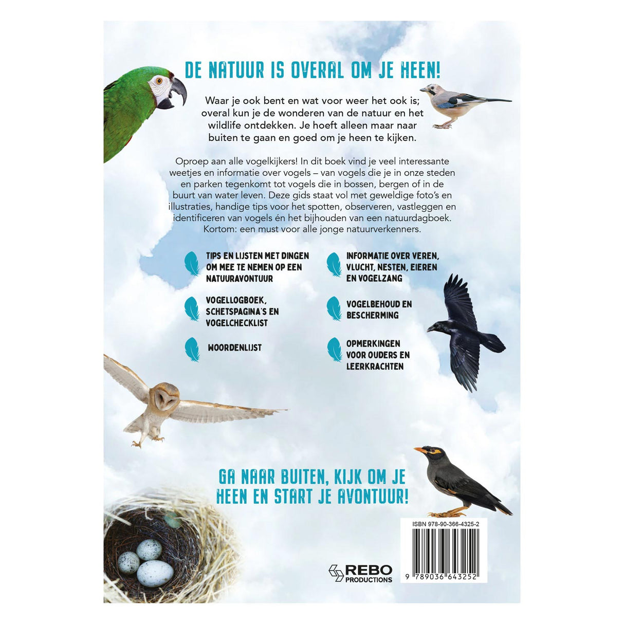 Rebo Publishers Vogels - Guide and Nature Diary for Children
