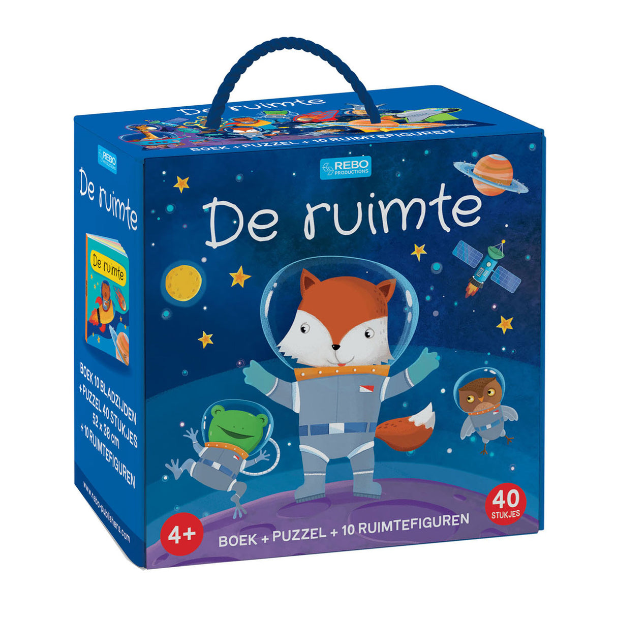 Genstart udgivere The Space - Book and Puzzle, 10 figurer