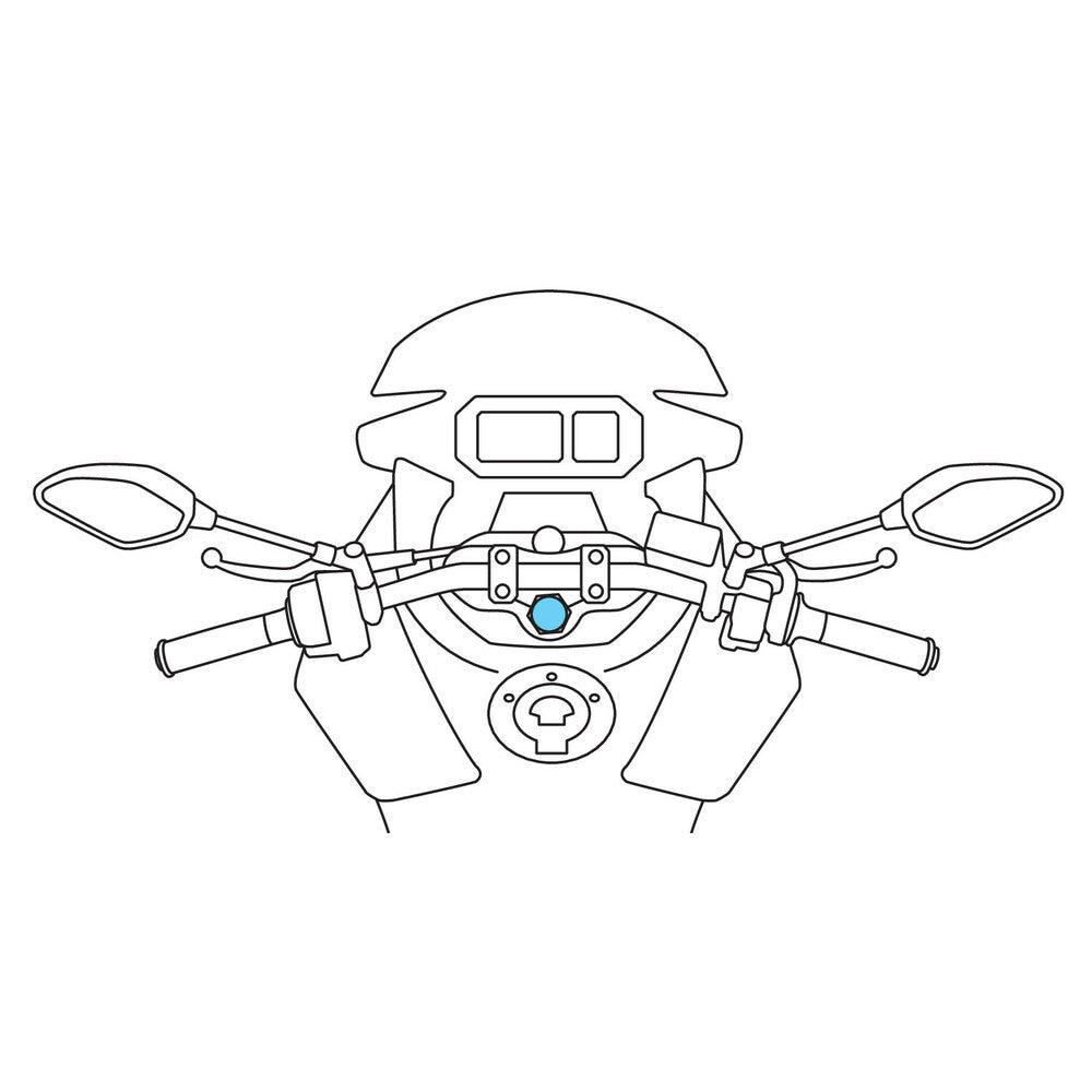 LAMPA Opti-Rohrlenkrohrbestätigung für Motorräder Ø10-13,3 mm