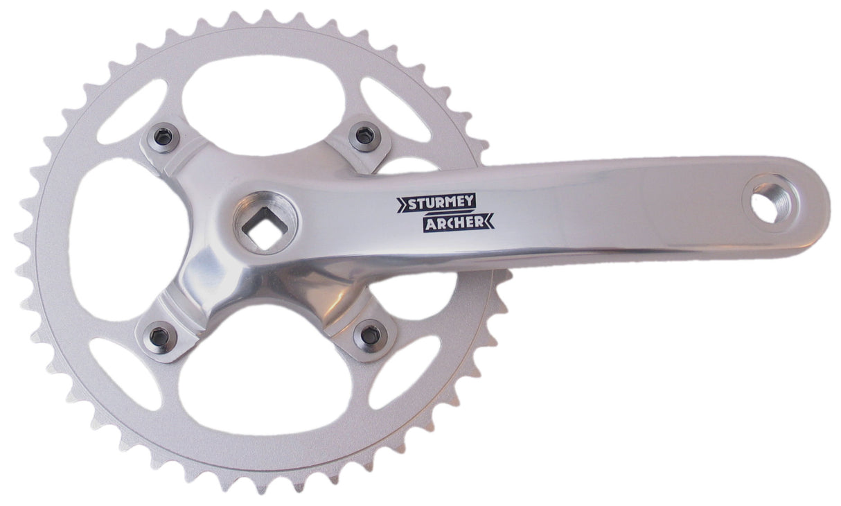Sturmeyarcher Crankkel 44T Sturmey Archer FCS750 for 3 32 chain - 170mm - for square axle - silver