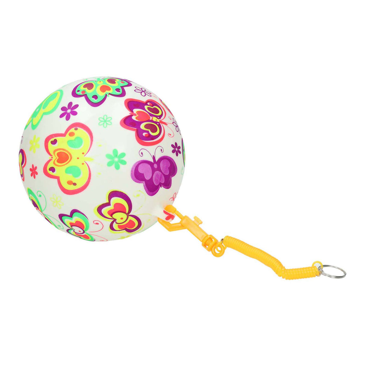 Gametime ball with butterflies on cord, 21cm