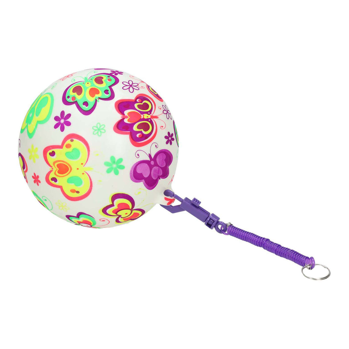 Gametime ball with butterflies on cord, 21cm
