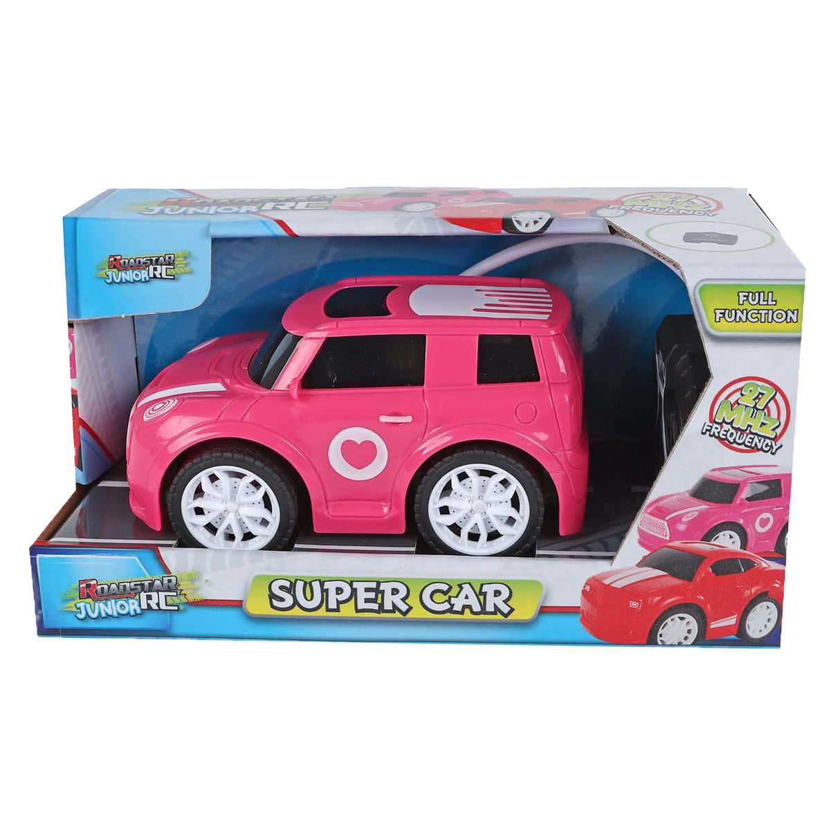 RC Stereable Auto Roadstar Pink 27MHz, 13,5 cm