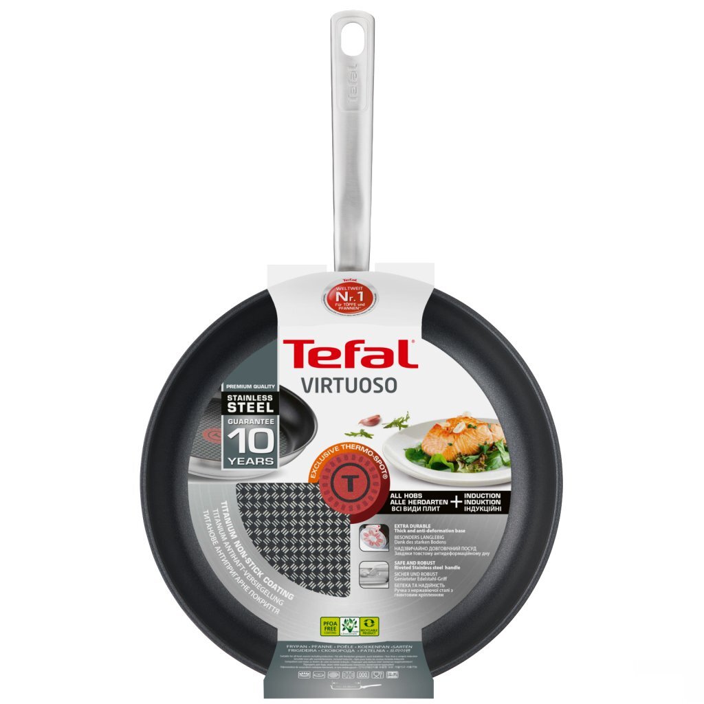 Tefal kuhinjska posoda tefal virtuoso fring ponev 30 cm nerjavno jeklo