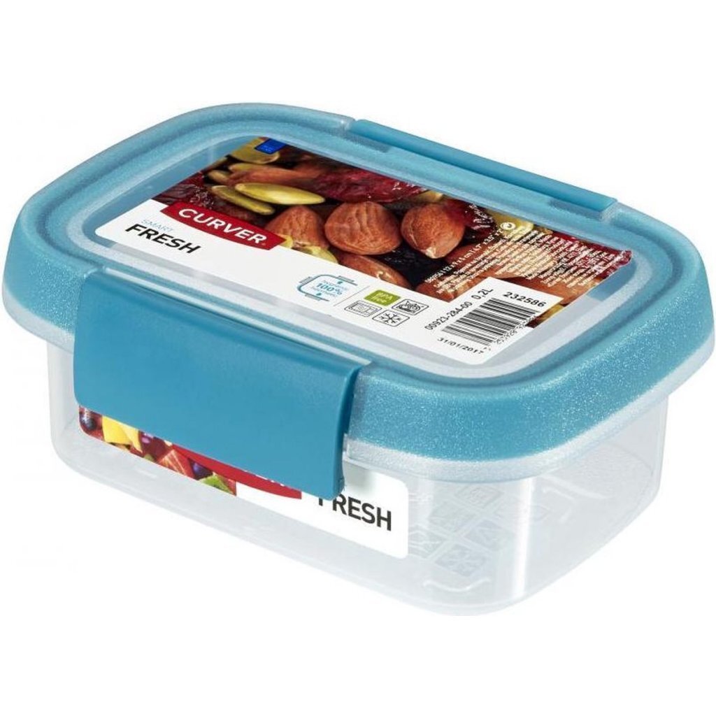 Curver Smart Fresh Versholding Box 0,2L Blå gennemsigtig