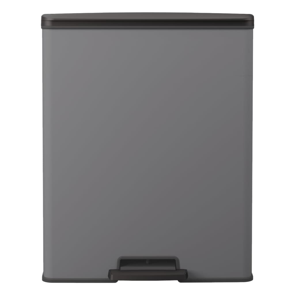Curver Pedal Bin Deco Rectangular 65 L chlazení šedé