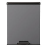 Curver Pedal Bin Deco Rectangular 65 L chlazení šedé
