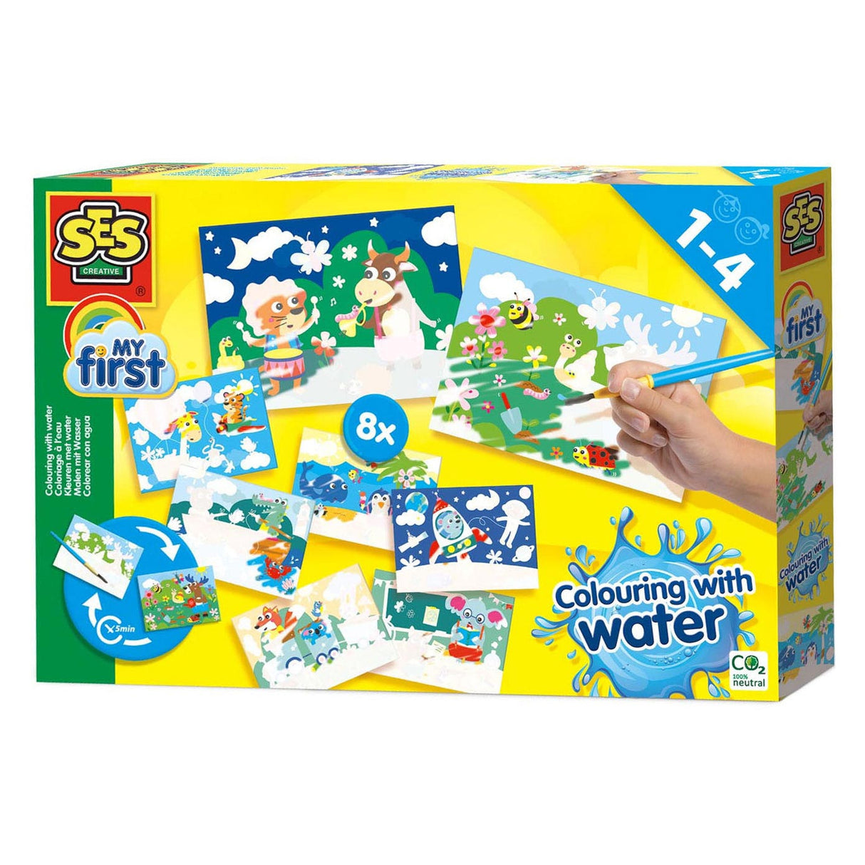 Ses My First - Colors with Water Megaset Hidden Animaux