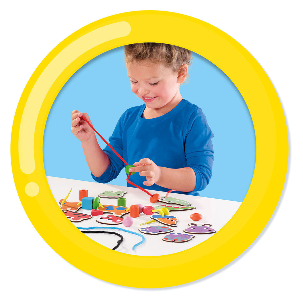 SES Dieren string with beads