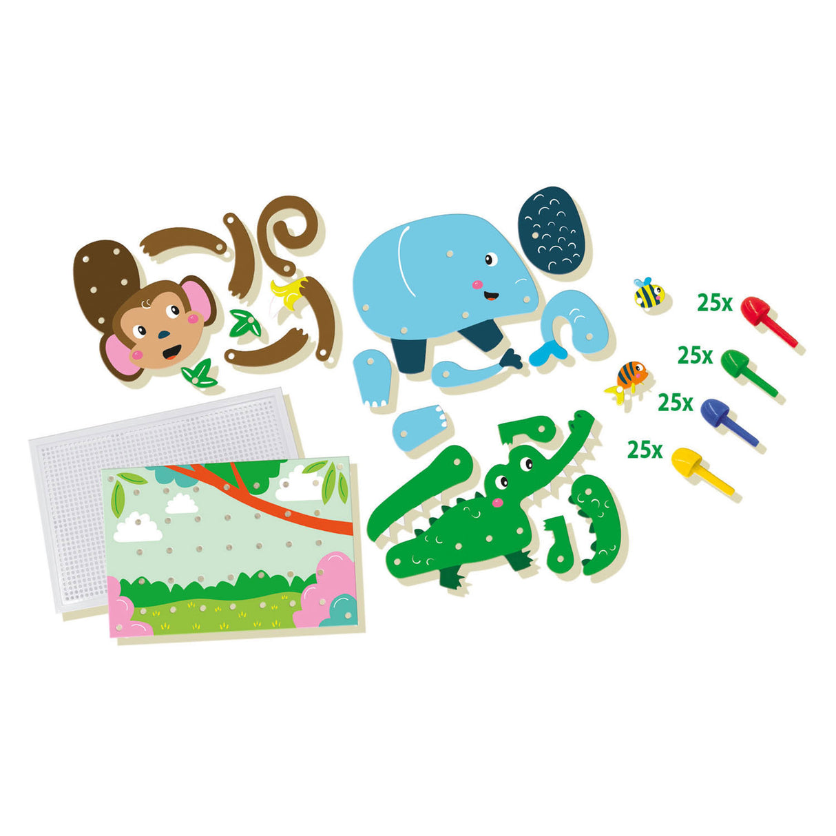 Ses Mosaic Pinboard Animals Puzzles