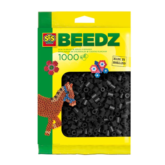 SES Perles de fer - noir, 1000st.