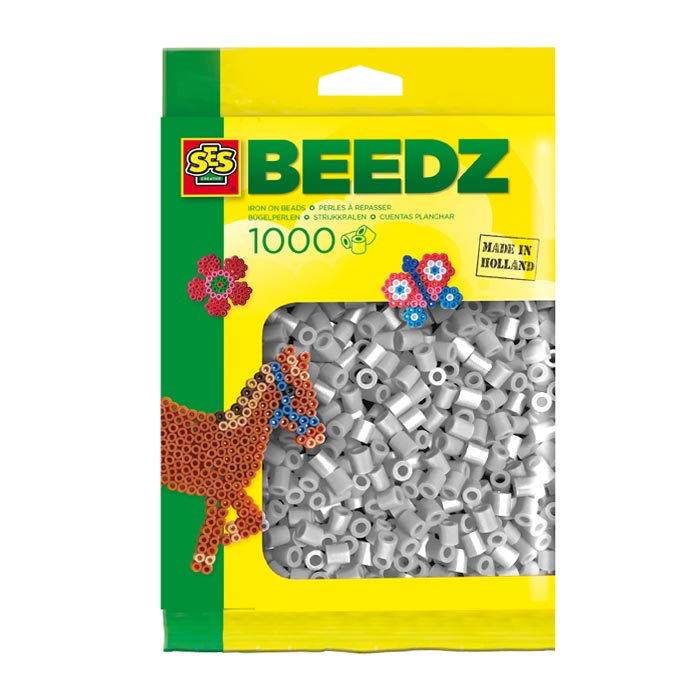 SES Iron Beads - šedá, 1000st.