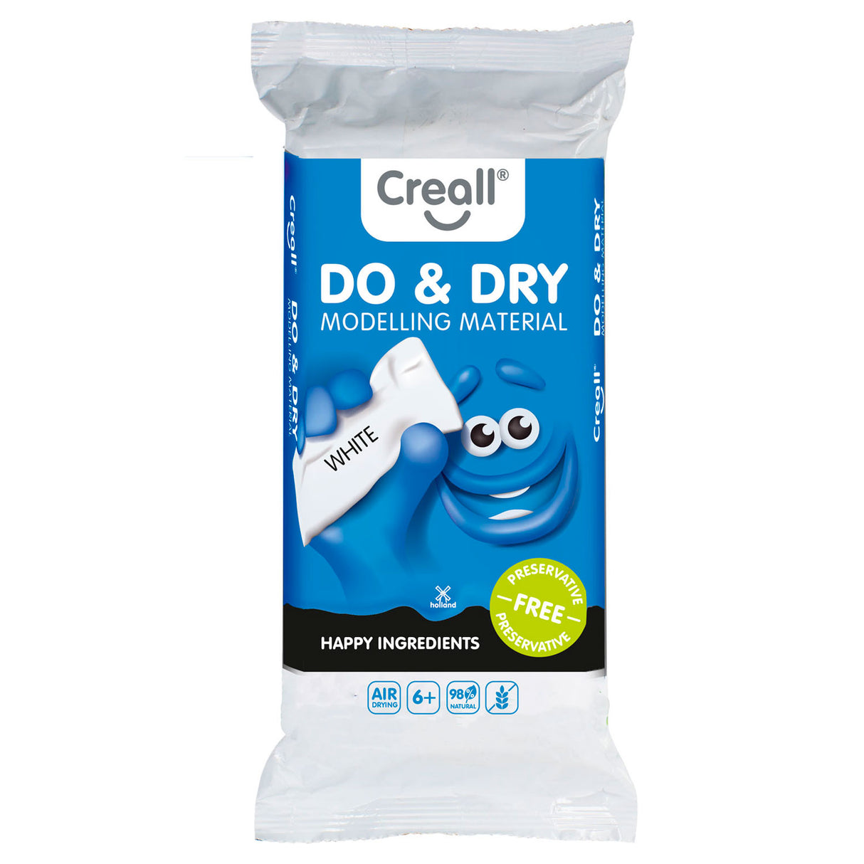 Creall do Dry Messfection Klei Conservation-sans blanc, 1000gr.