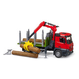 Bruder MB Arocs Holz Camion mat Laden Crane a Grapp