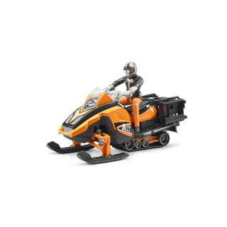 Bruder snowmobile with driver