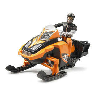 Bruder snowmobile with driver