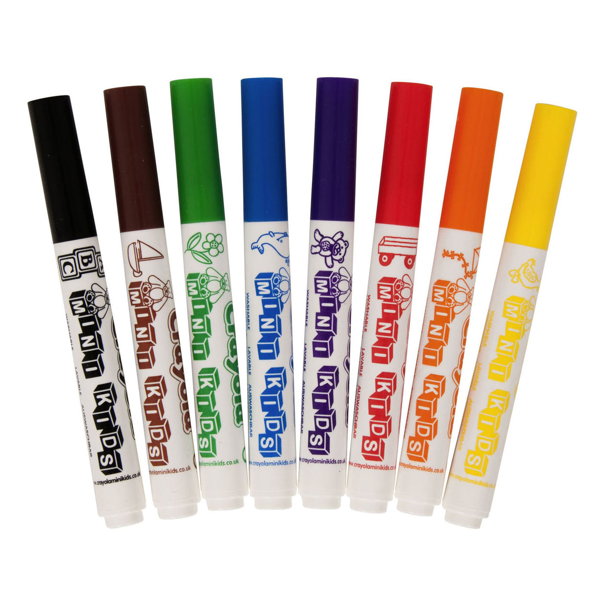 Crayola Mini Kids - Feel -tip Flow, 8st.