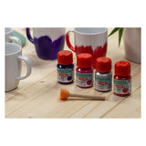 TALENS ART CREATE.GLAS Porcelaine couvrant 4 x30 ml argent rose