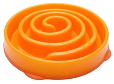 Imp Slo-Bowl matare mini korall spiral orange