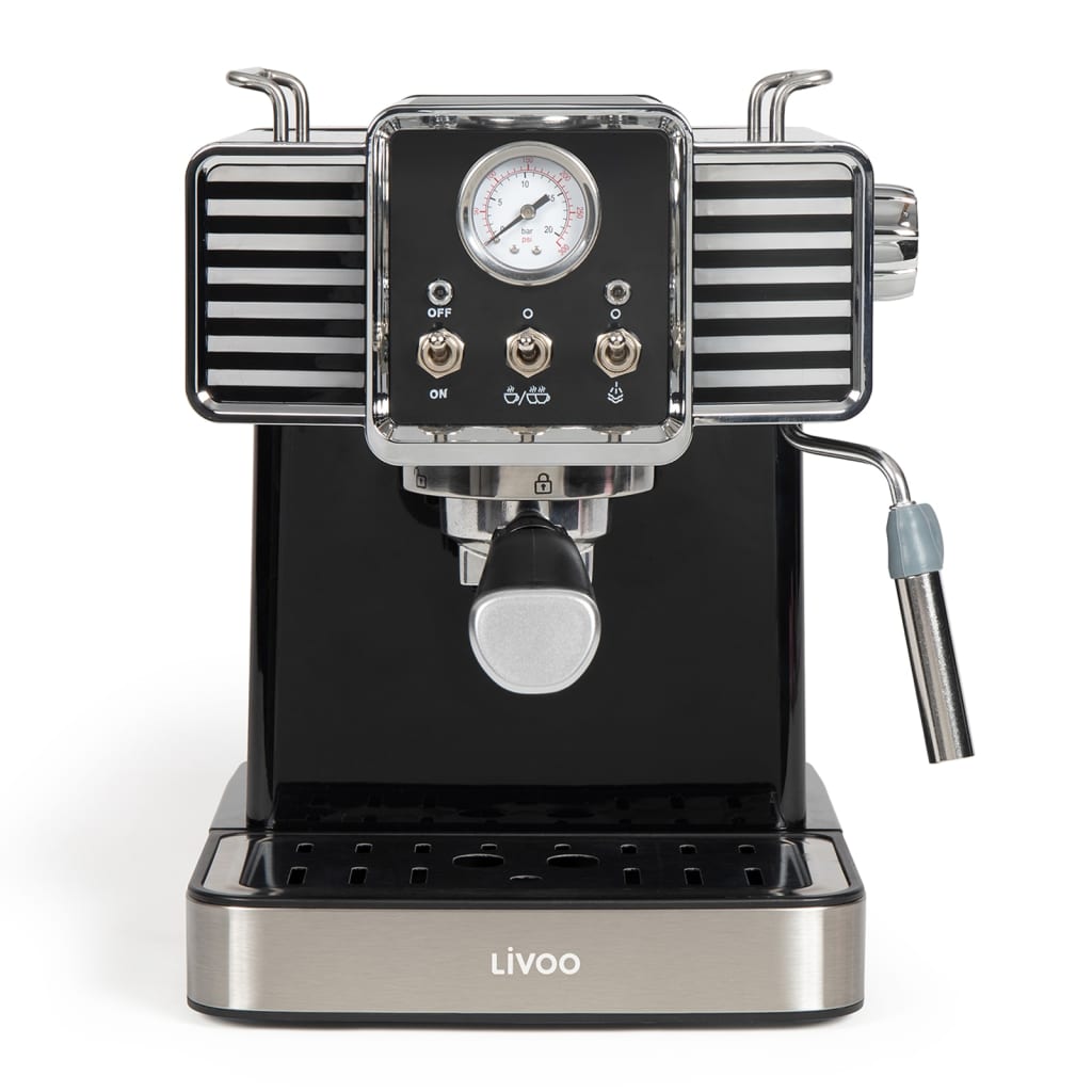 Machine à expresso Livoo Livoo avec Milk frother 1350 W 1,5 L noir