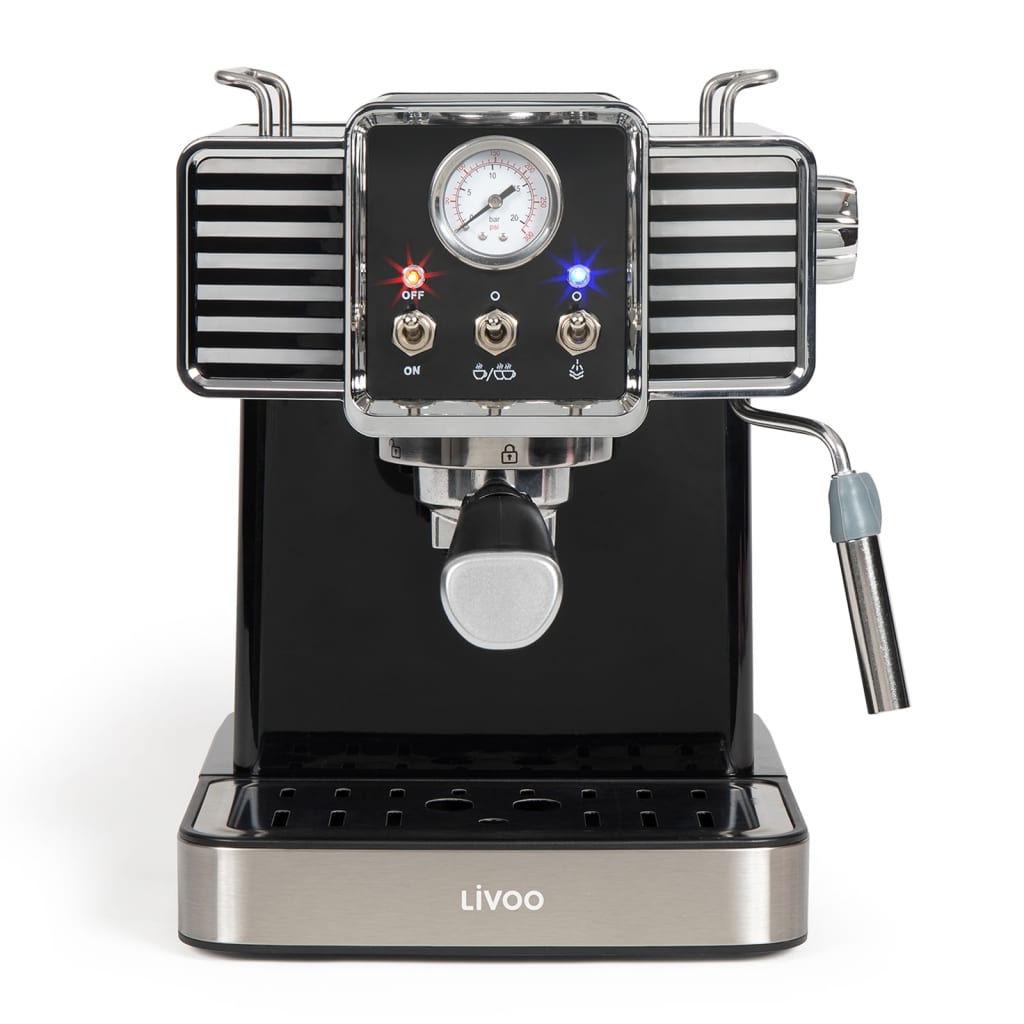 Machine à expresso Livoo Livoo avec Milk frother 1350 W 1,5 L noir