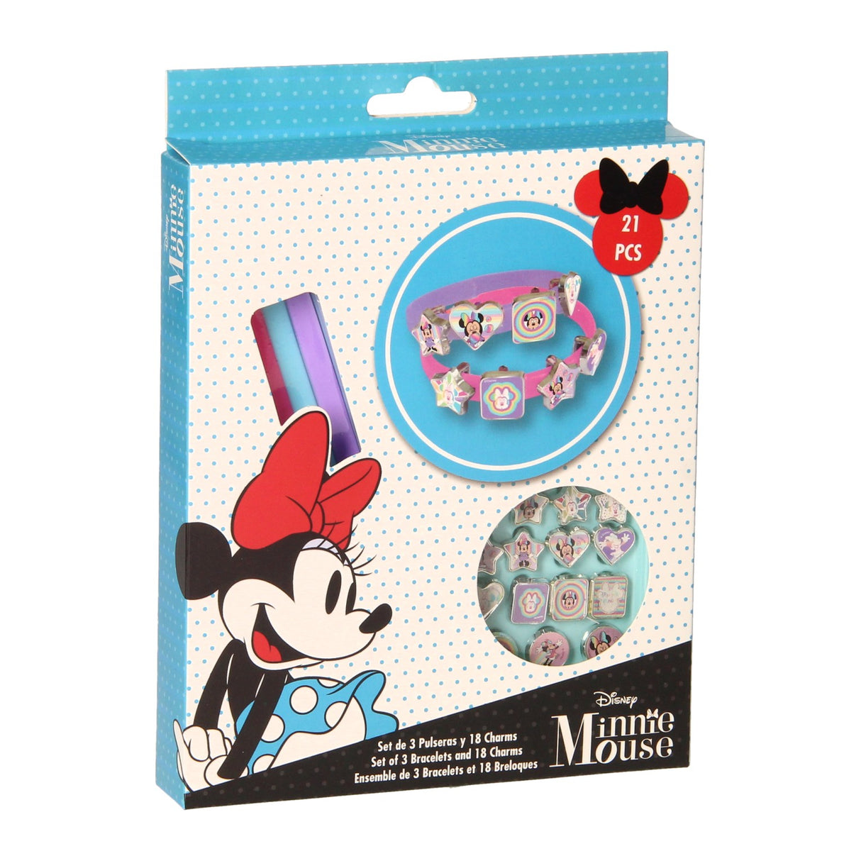Barn Licensing Making Armbånd With Charms Minnie Mouse