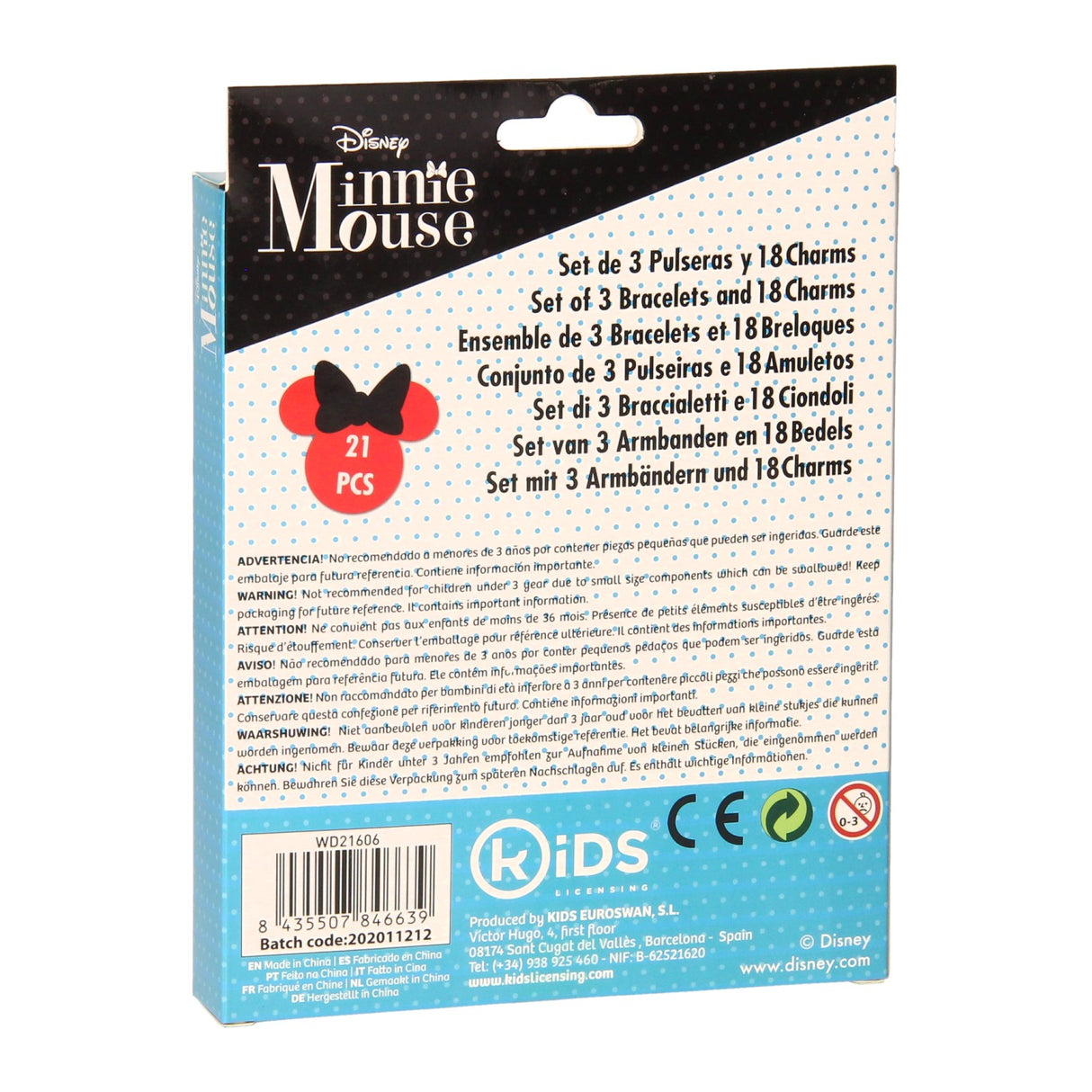 Barn Licensing Making Armbånd With Charms Minnie Mouse