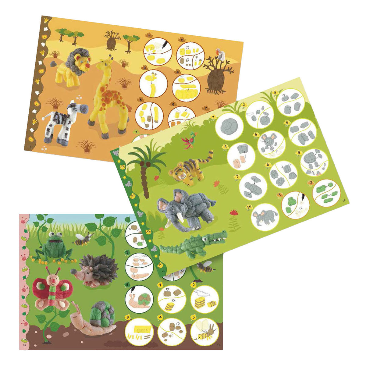 Exemples de playmaisboekje - Animaux