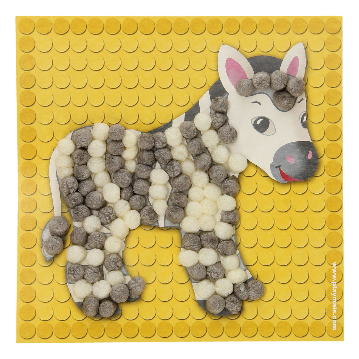 PlayMAis Mosaic Kaarte dekoréiert Zoo