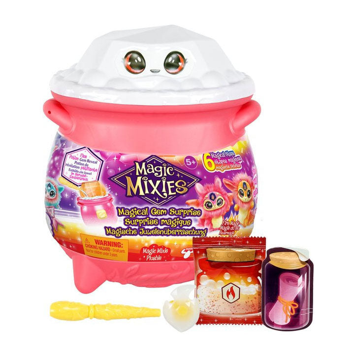 Elg leker magiske mixies Magical Gem Suprise Magic Ketel Fire - Make Your Mixie Plushie