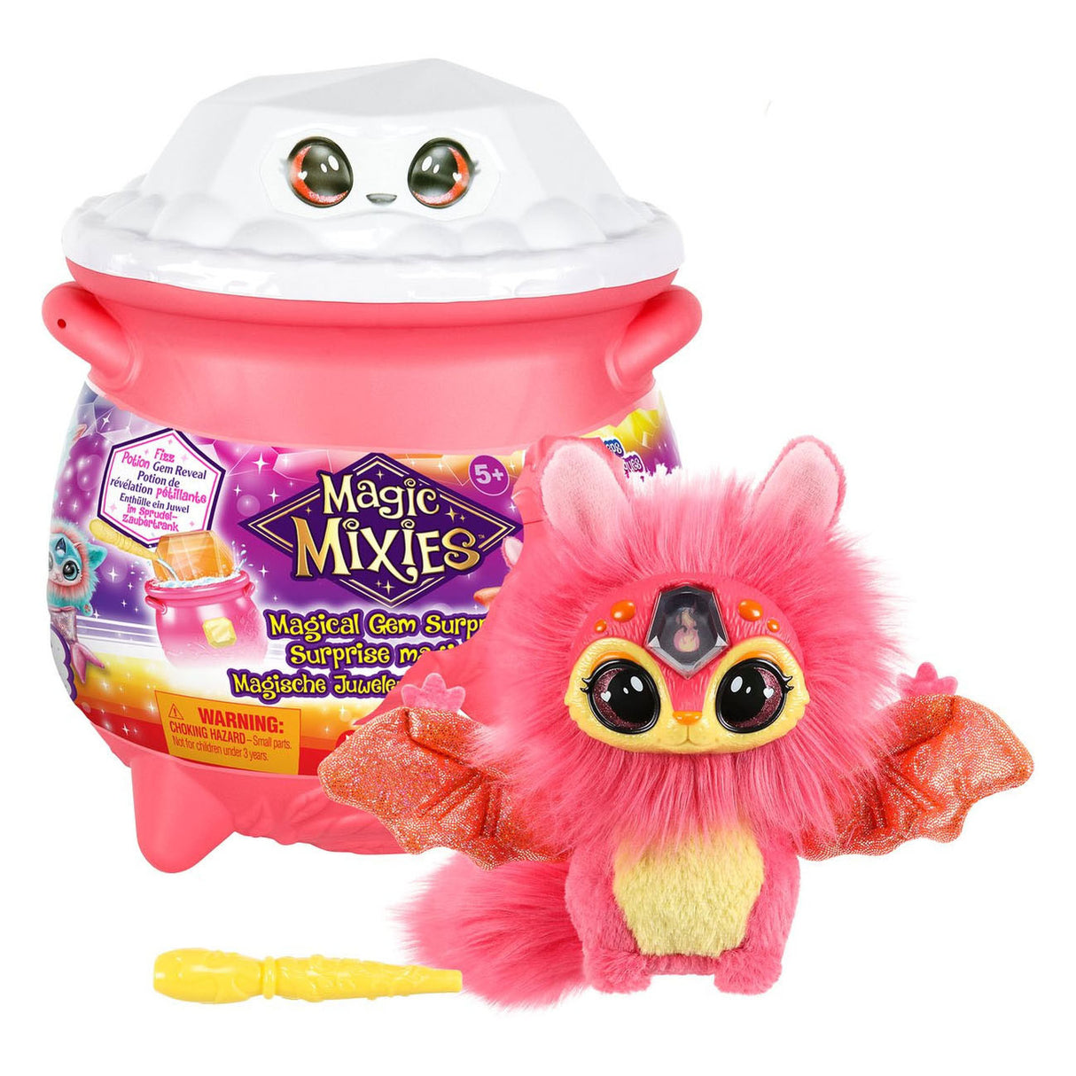 Elg leker magiske mixies Magical Gem Suprise Magic Ketel Fire - Make Your Mixie Plushie