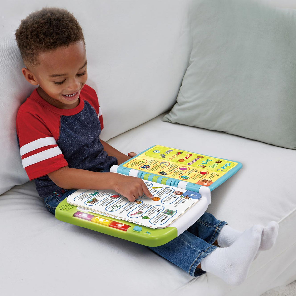 VTech Kinderboek Mijn interactief Woordenboek wit blauw groen