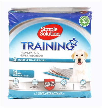 Tampons d'entraînement de chiots à solution simple