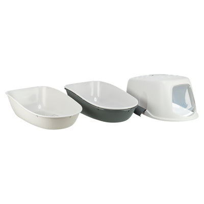 Trixie Berto Kattenbak täckt med Sieve Separation System Grey