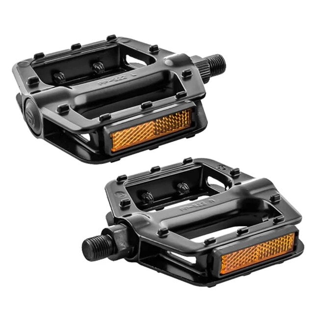 Wellgo FP Set Pedal FP-922G+ 9 16 Black Reflection Bulk in alluminio