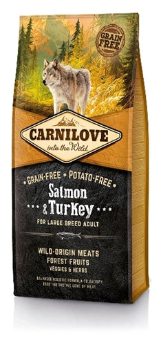 Carnilove salmón pavo adulto grande ancho