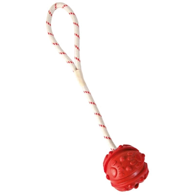 Trixie Ball on Rope Surorti flotante de goma natural