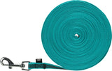 Trixie dog leash towel with rubber turquoise